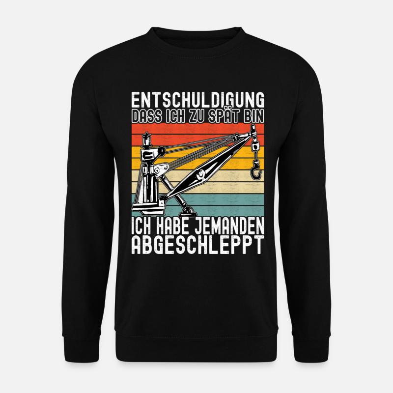Abschleppwagen Abschleppdienst - Unisex Pullover - Schwarz