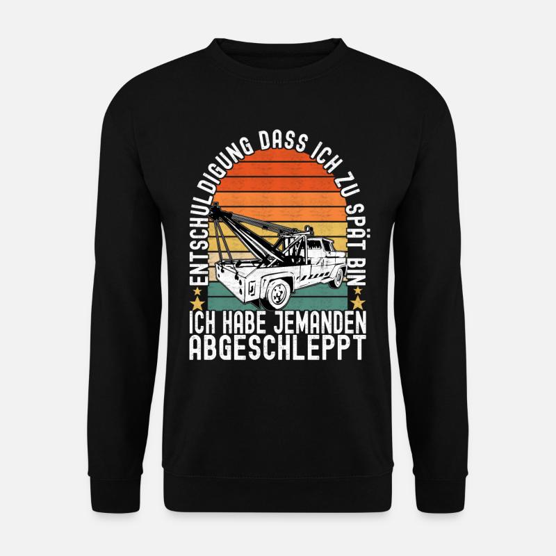 Abschleppwagen Abschleppdienst - Unisex Pullover - Schwarz