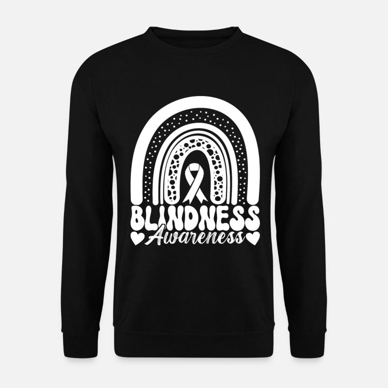 Blind visual impairment - Unisex Sweatshirt - black