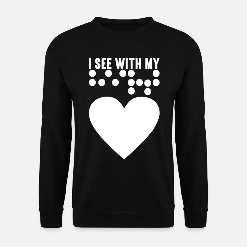 Blind visual impairment - Unisex Sweatshirt - black