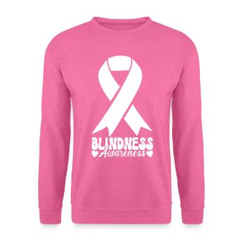 Blind visual impairment - Unisex Sweatshirt - pink - Front