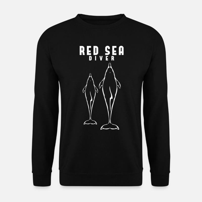 Plongée Dolphin Egypte Plongée sous-marine - Sweat-shirt Unisexe - noir