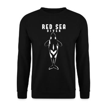 Diving Orca Egypt Holidays - Unisex Sweatshirt - black - Front - Alina (178cm) & Michal (187cm)