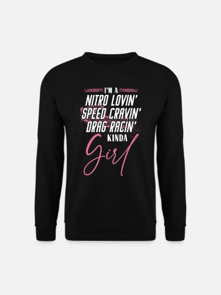 Drag Racing Race Car Girl I'm A - Unisex Pullover - Schwarz