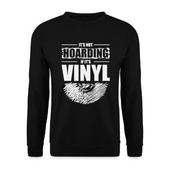 Es Ist Kein Horten, Wenn Es Sich Um Audiophile - Unisex Pullover - Schwarz - Vorne - Alina (178cm) & Michal (187cm)