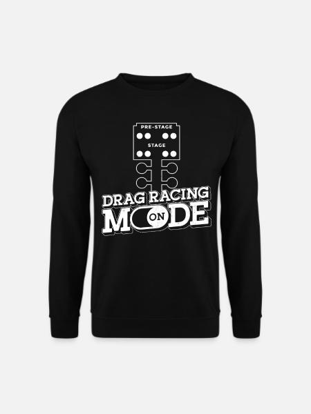 Drag Racing Race Car Vintage Drag - Unisex Pullover - Schwarz