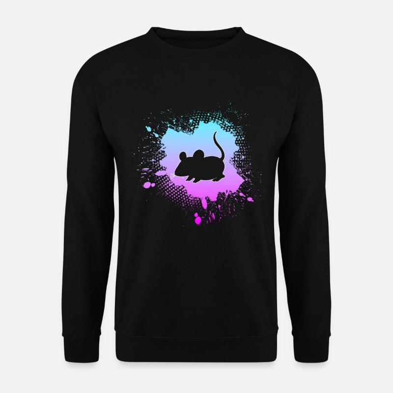 Maus - Unisex Pullover - Schwarz