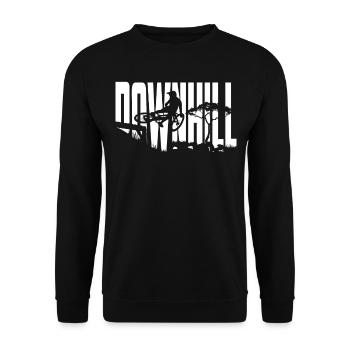 Downhill Bikepark Whip VTT - Unisex Pullover - Schwarz - Vorne - Alina (178cm) & Michal (187cm)