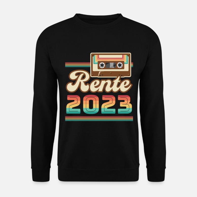 Rente 2023 Geschenkidee - Unisex Pullover - Schwarz