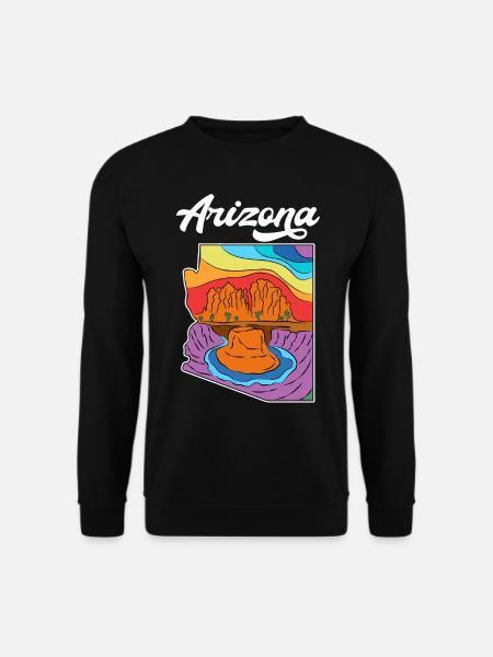 Arizona Vintage Retro Outdoor - Unisex Pullover - Schwarz