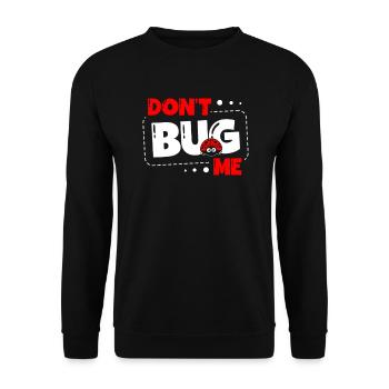 Bug Me Insect Lover Bug Future Entomologist - Sweat-shirt Unisexe - noir - Devant - Alina (178cm) & Michal (187cm)