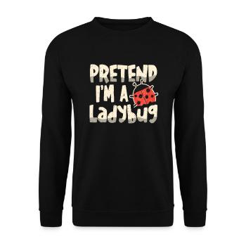 Pretend I'm a - Unisex Sweatshirt - black - Front - Alina (178cm) & Michal (187cm)
