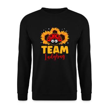 Équipe Coccinelle Receveur de Coccinelles Avenir - Sweat-shirt Unisexe - noir - Devant - Alina (178cm) & Michal (187cm)