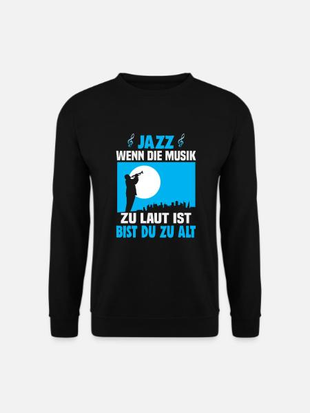 Jazz Musik Orchester Musiker - Unisex Pullover - Schwarz