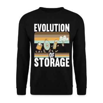 Programmeur Informaticien - Sweat-shirt Unisexe - noir - Devant - Alina (178cm) & Michal (187cm)
