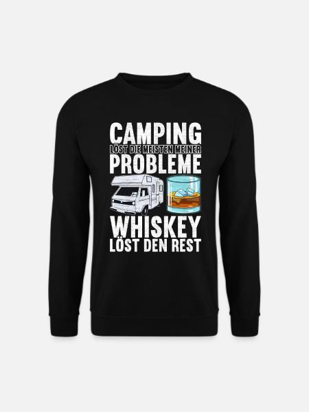 Camping Camping-car - Sweat-shirt Unisexe - noir