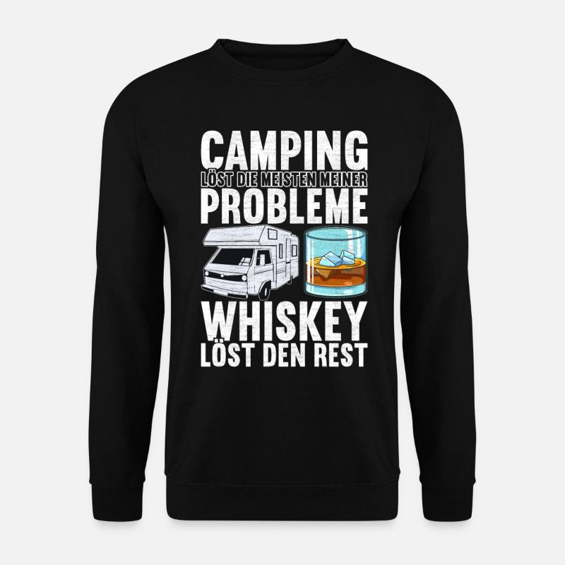 Camping Motorhome - Unisex Sweatshirt - black