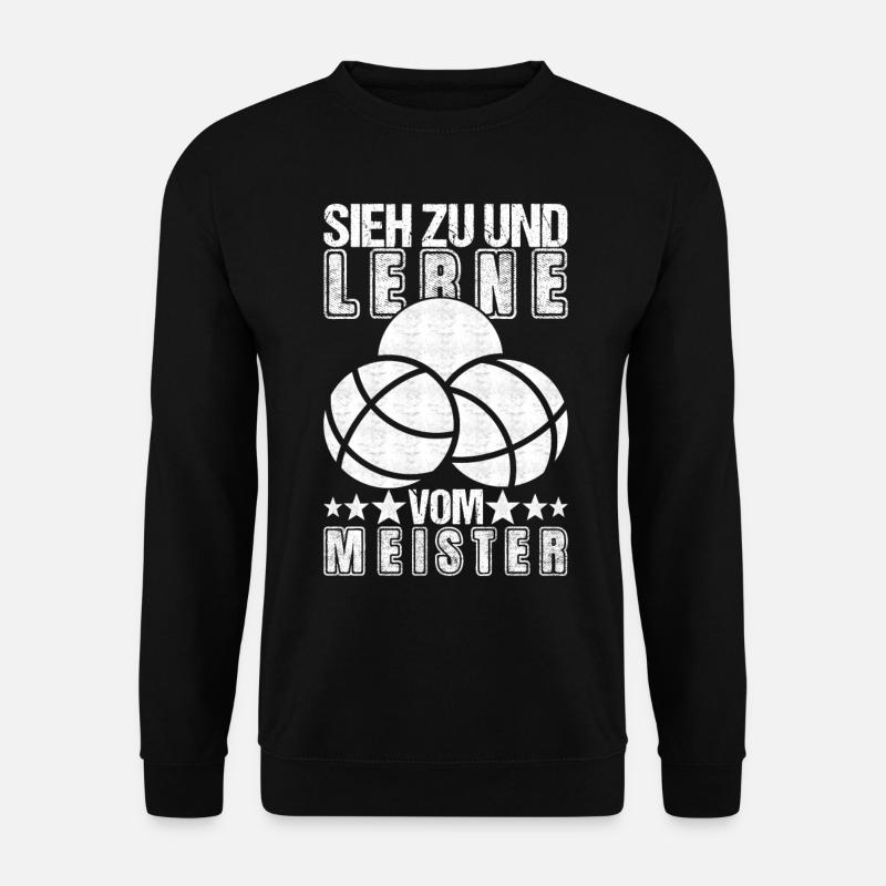 Boule Boulespieler - Unisex Pullover - Schwarz