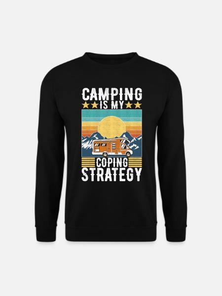 Camping Motorhome - Unisex Sweatshirt - black