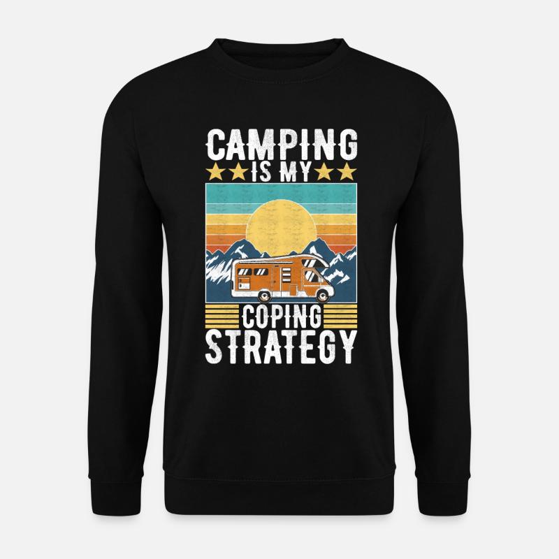 Camping Motorhome - Unisex Sweatshirt - black
