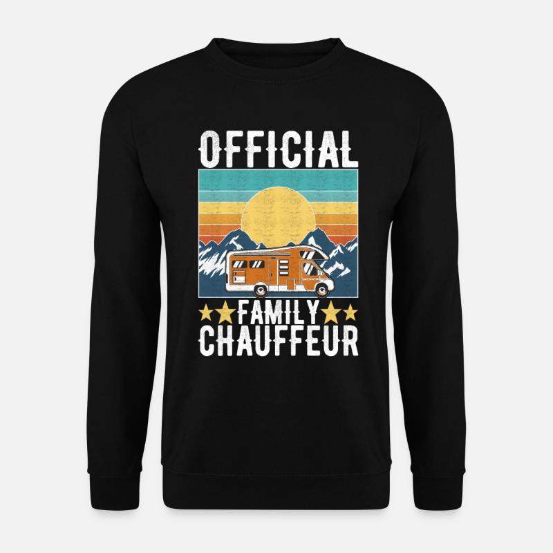 Camping Motorhome - Unisex Sweatshirt - black