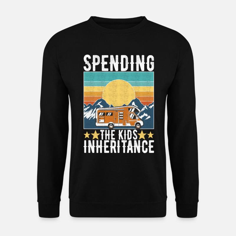 Camping Motorhome - Unisex Sweatshirt - black