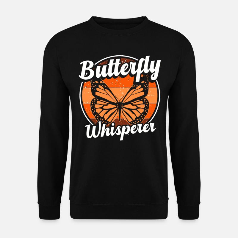Chuchoteur de papillons - Sweat-shirt Unisexe - noir