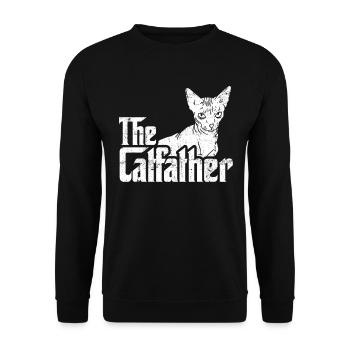 Meilleur père Sphynx de tous les temps - Sweat-shirt Unisexe - noir - Devant - Alina (178cm) & Michal (187cm)