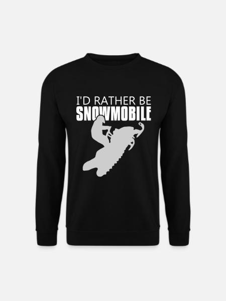 I would rather - Unisex Sweatshirt - black