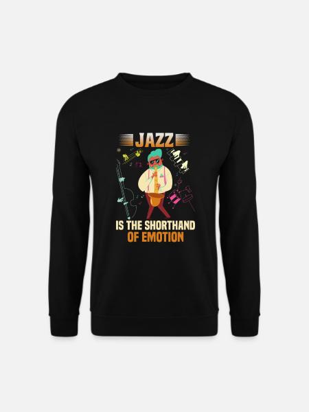 Jazz Music Orchestra Musicians - Unisex Sweatshirt - black