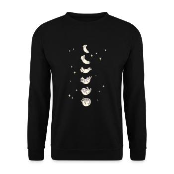 Axt Äxte Werkzeug Wikinger Holzfäller Waffe - Unisex Pullover - Schwarz - Vorne - Alina (178cm) & Michal (187cm)