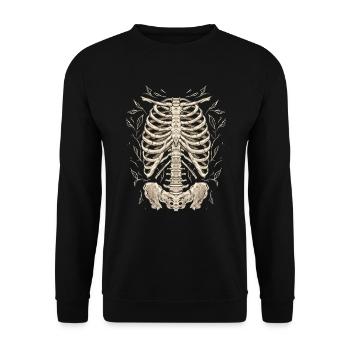 Axt Äxte Werkzeug Wikinger Holzfäller Waffe - Unisex Pullover - Schwarz - Vorne - Alina (178cm) & Michal (187cm)