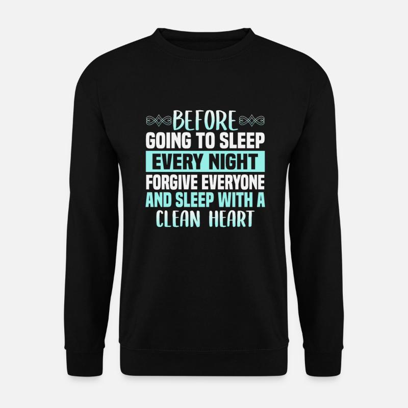 Koran Verse Islam Zitate Moslem Ramadan Texte - Unisex Pullover - Schwarz