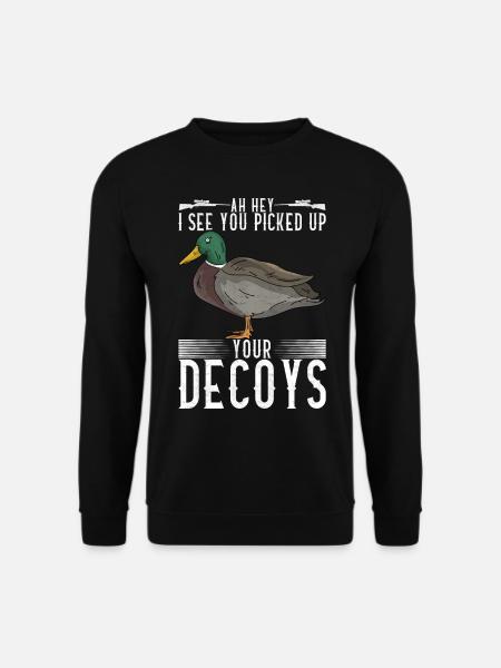 Chasse chasseur d’oiseaux - Sweat-shirt Unisexe - noir