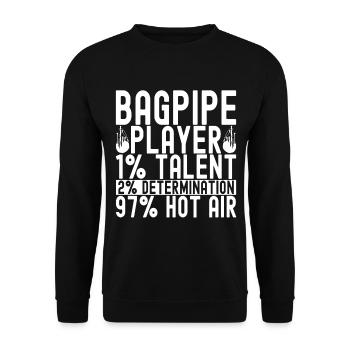 Cornemuses Cornemuses - Sweat-shirt Unisexe - noir - Devant - Alina (178cm) & Michal (187cm)