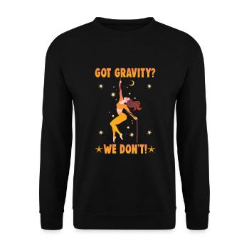 Acrobatie aérienne Conception aérienne pour la gymnastique aérienne - Sweat-shirt Unisexe - noir - Devant - Alina (178cm) & Michal (187cm)