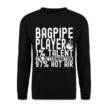 Cornemuses Cornemuses - Sweat-shirt Unisexe - noir - Devant - Alina (178cm) & Michal (187cm)
