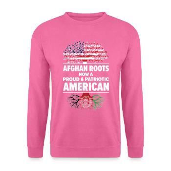Geboren in Afghanistan Afghanistan Amerikaner USA - Unisex Pullover - Pink - Vorne