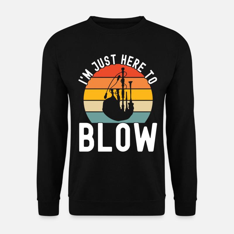 Bagpipes Bagpipers - Unisex Sweatshirt - black
