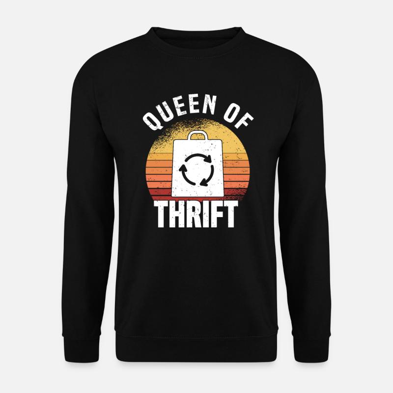 Secondhandladen Secondhand Öko Hipster Gebraucht - Unisex Pullover - Schwarz