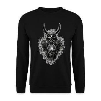 Vikings Rune nordique Vikings Valhalla Vikings - Sweat-shirt Unisexe - noir - Devant - Alina (178cm) & Michal (187cm)
