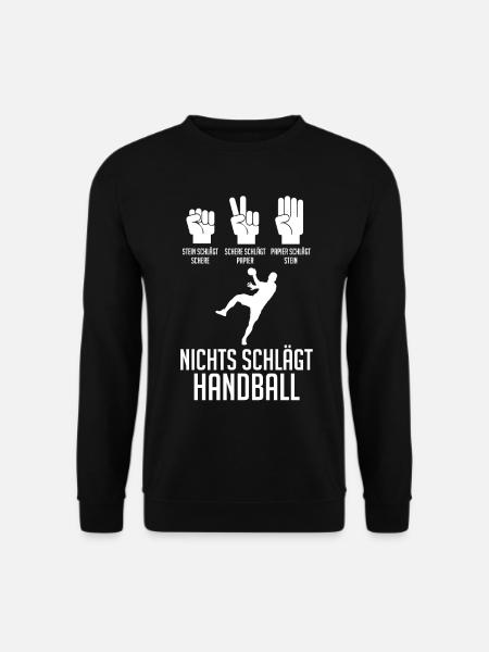 Handballspieler Handballer Handballverein Handball - Unisex Pullover - Schwarz