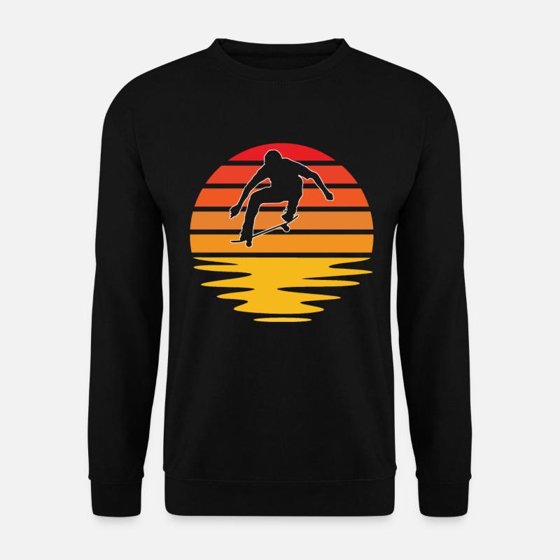 Skating Retro - Unisex Sweatshirt - black