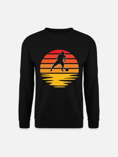 Fußball Retro - Unisex Pullover - Schwarz