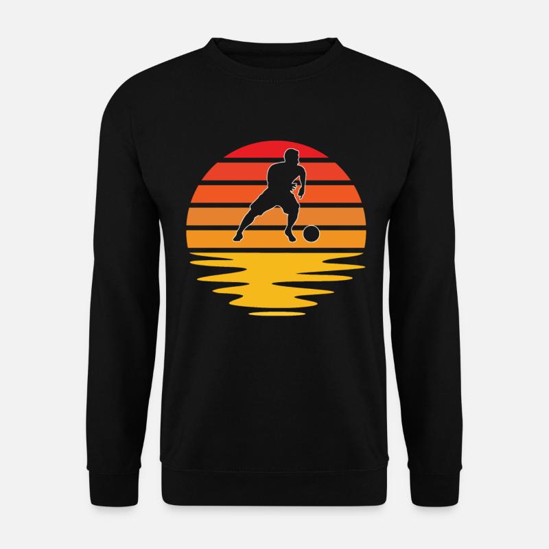 Fußball Retro - Unisex Pullover - Schwarz
