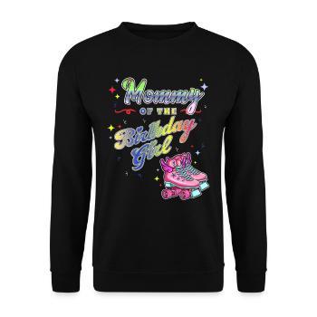 Inline Skater - Unisex Pullover - Schwarz - Vorne - Alina (178cm) & Michal (187cm)