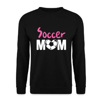 Fußball Tshirt Herren Damen Soccer Football - Unisex Pullover - Schwarz - Vorne - Alina (178cm) & Michal (187cm)
