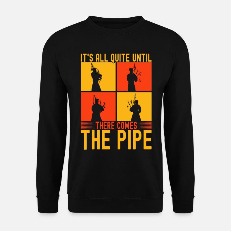 Bagpipes Bagpipers - Unisex Sweatshirt - black