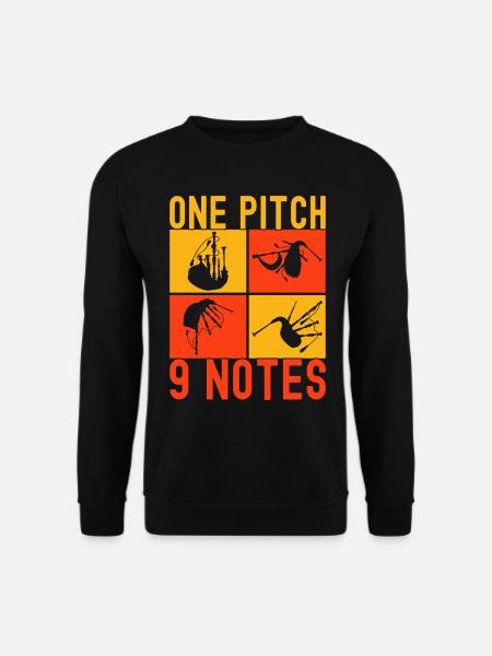 Bagpipes Bagpiper - Unisex Sweatshirt - black