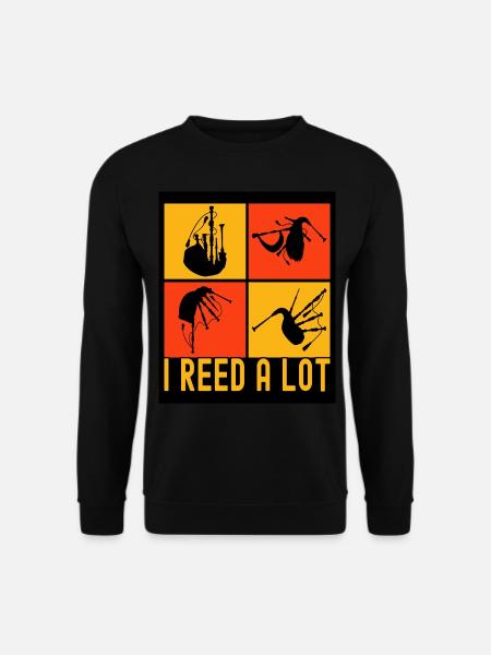 Bagpipes Bagpipers - Unisex Sweatshirt - black
